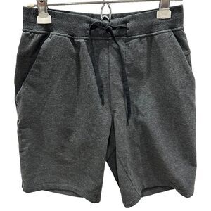 LULULEMON Mens M City Sweat Shorts 9.5" Heathered Black‎ French Terry Medium